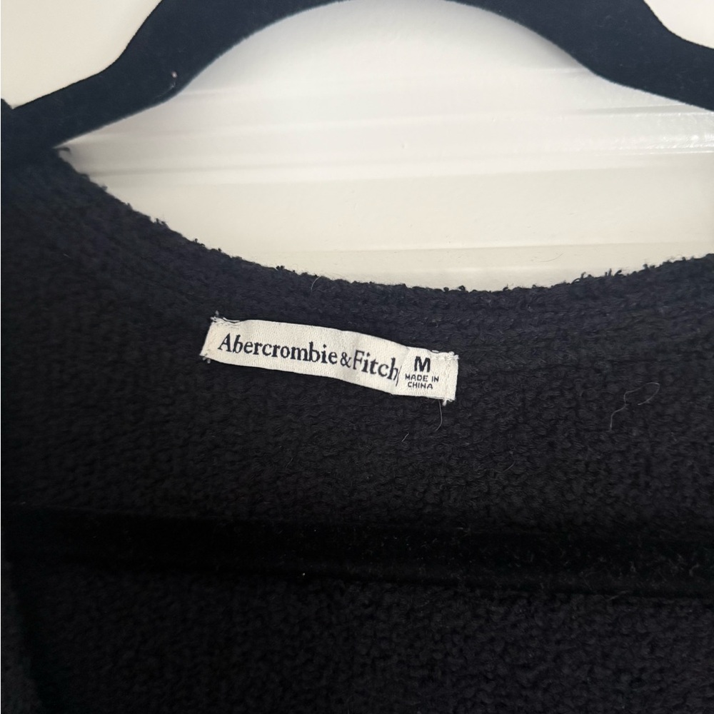 Abercrombie & Fitch Black Textured Tie-Front Tank - Picture 12 of 12